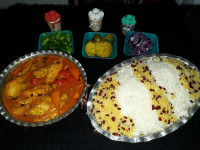 زرشک پلو با مرغ نهارمون