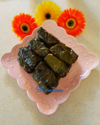 دلمه برگ موی ایرانی