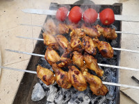 جوجه کتف وبال وبادمجون سیب زمینی