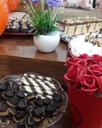 برشتوک نخود چی شکلاتی