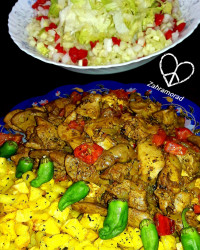 خوراک جوجه با جگر