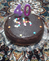 کیک من برای تولد مامانم