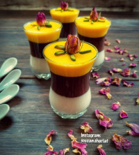 فرنی سه رنگ