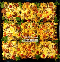 پیتزا با نان تست