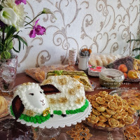 کیک ببعی به مناسبت عید قربان
