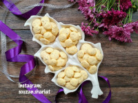شیرینی پفکی گردویی