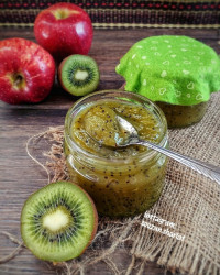 مارمالاد سیب و کیوی