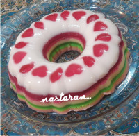 بفرمایید ژله بستنی چندرنگ وخوشکل