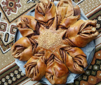 سلام دوستان اینم نون شکلاتی ستاره ای خوشمزه من