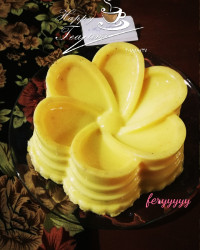 موس موز با مغز کیک شکلاتی