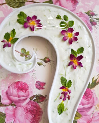 تزیین خیار ماست