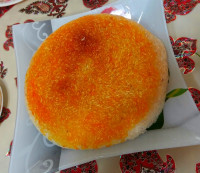 پلوقالبی باتهدیگ زعفرانی