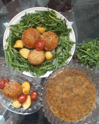 آش آبغوره وکوفته تبریزی مامان پز ، جاتون خالی