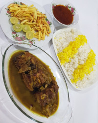 چلو گردن گوسفندی