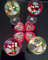 ژله ی توت فرنگی و طالبی با تزئین ☺☺☺☺☺☺☺☺☺