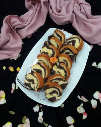 کیک دورنگ
