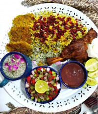 شوید پلو با ماهیچه