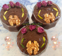 پودینگ شکلات خامه ای