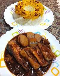 خورش آلوچه ماهی