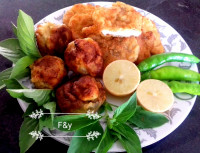 شنیسل مرغ ،قارچ سوخاری،مربای هلو