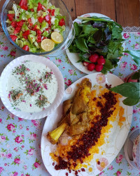 زرشک پلو با ماهیچه