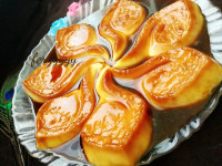 کرم کارامل با پودر کسترد