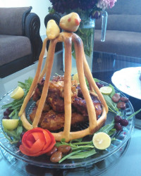 نان به شکل قفس پرنده