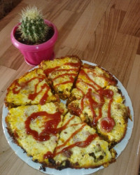 پیتزا بدون خمیر :-)