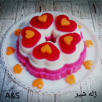 ژله شیر سفید