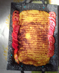 کوکوی سیب زمینی پخته