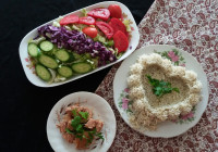 شوید پلو و تن ماهی