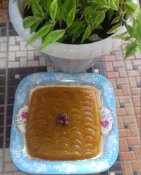 حلوا زعفرانی برای خیرات اموات