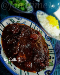 خورشت آلو مسما با رب انار