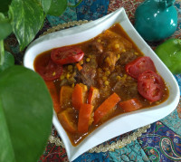 خورش قیمه کدوحلوایی.