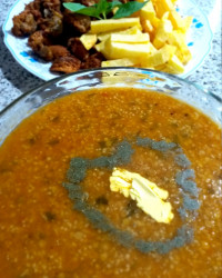 سوپ ازوگلین (ترکیه ای) سیب زمینی تنوری لبنانی