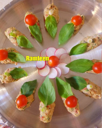 لقمه های دویماج با پنیر ساده