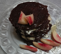 پن کیک شکلاتی