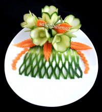 دورچین با خیار و هویج