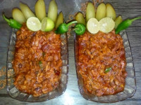 خوراک لوبیا وماهی تن