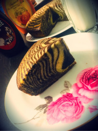 زبرا کیک خوووشمزه