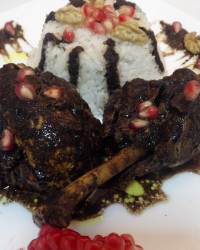 مرغ اناری با رب انار