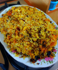 عدس پلومخلوط