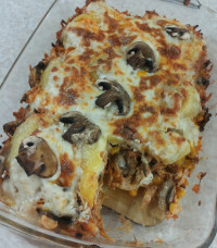 گراتن مرغ و قارچ♥