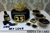 کیک وکاپ کیک تولد سفارشی