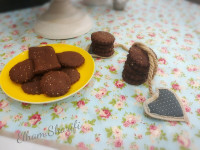 بیسکوییت شکلات گردو❤