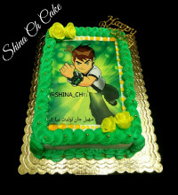 «کیک تولد کودکانه طرح بن تن»