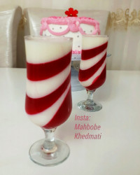 ژله قلب راه راه