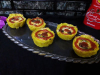 مافین سیب زمینی و تخم مرغ