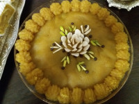 حلوای زعفرانی حلوای رولی