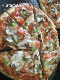 پیتزا مرغ تنوری